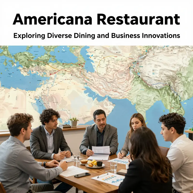 Interior view of Americana Restaurant in Seattle featuring a vibrant dining atmosphere and classic American cuisine.