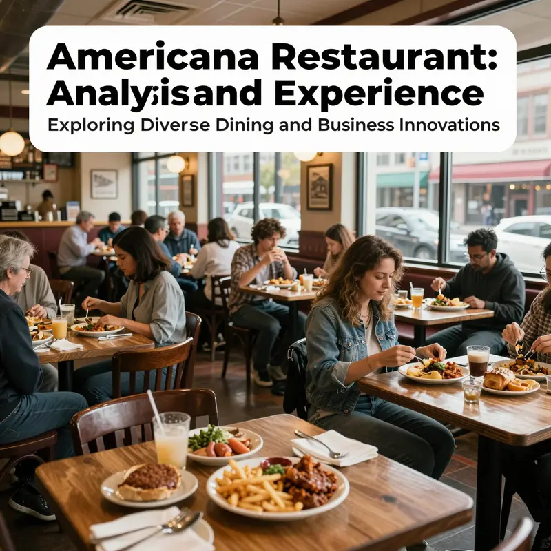 Interior view of Americana Restaurant in Seattle featuring a vibrant dining atmosphere and classic American cuisine.