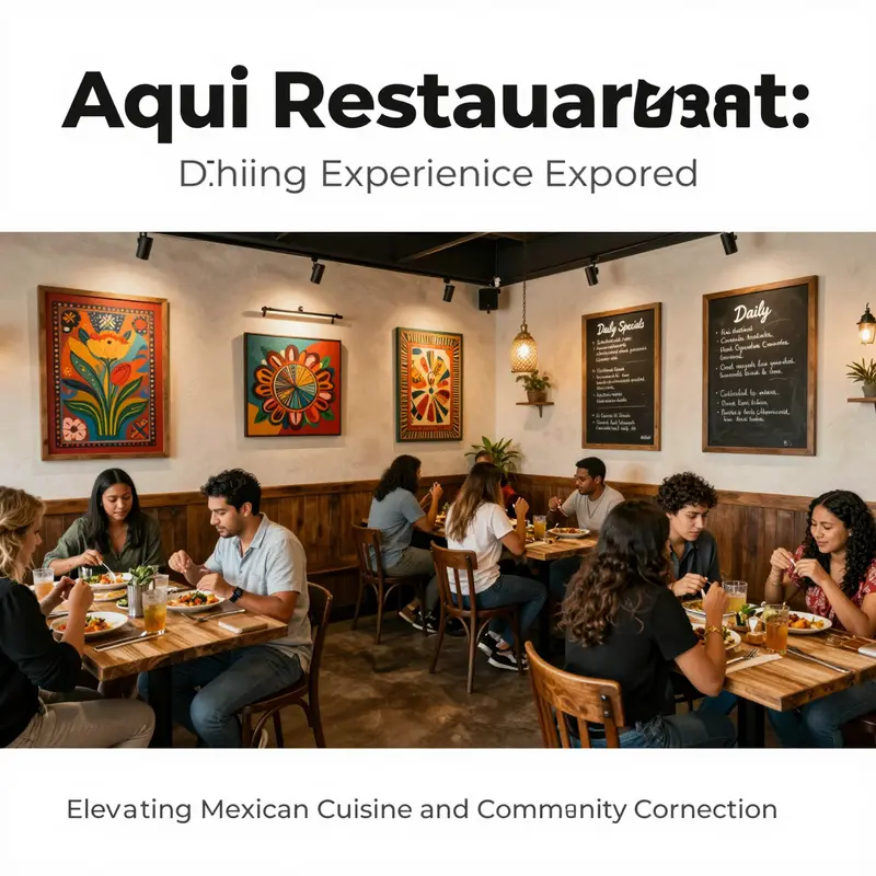 Signature dishes like goat cheese corn tortillas and salmon wraps showcase Aqui’s innovative Mexican menu.