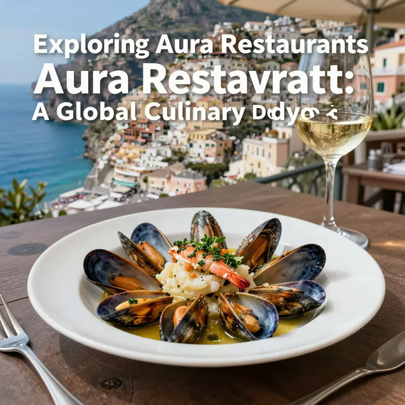 Experience the fresh flavors of Italy at Aura Restaurant, showcasing Mediterranean seafood.