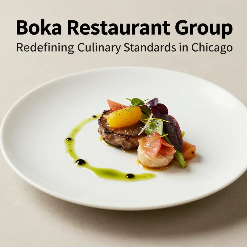 An exemplary dish showcasing Boka’s approach to contemporary cuisine.