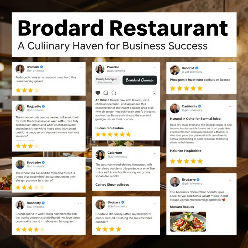 An array of exquisite dishes from Brodard Restaurant, reflecting its diverse culinary offerings.