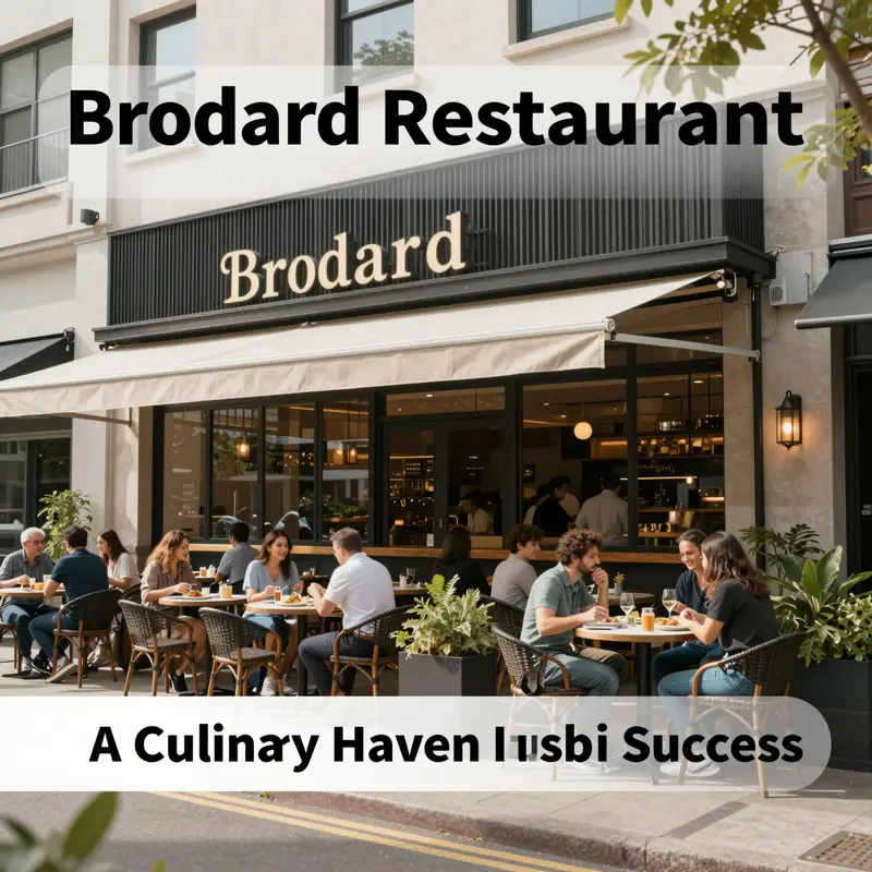 An array of exquisite dishes from Brodard Restaurant, reflecting its diverse culinary offerings.
