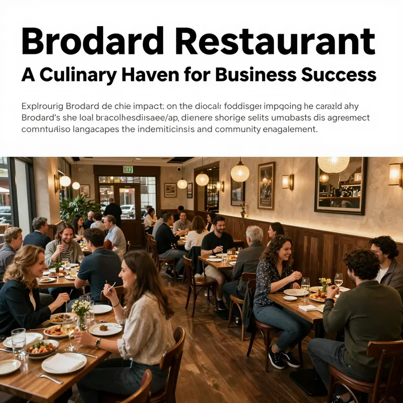 A lively scene inside Brodard Restaurant showcasing happy diners and a warm, inviting atmosphere.
