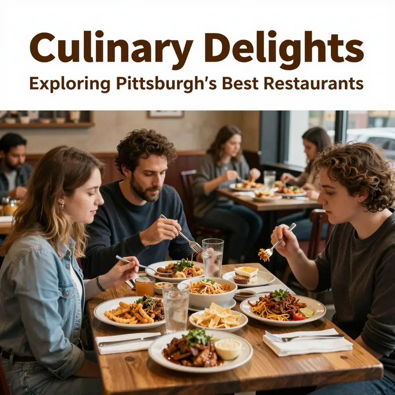 A glimpse of fine dining in Pittsburgh, showcasing exquisite dishes in an elegant ambiance.