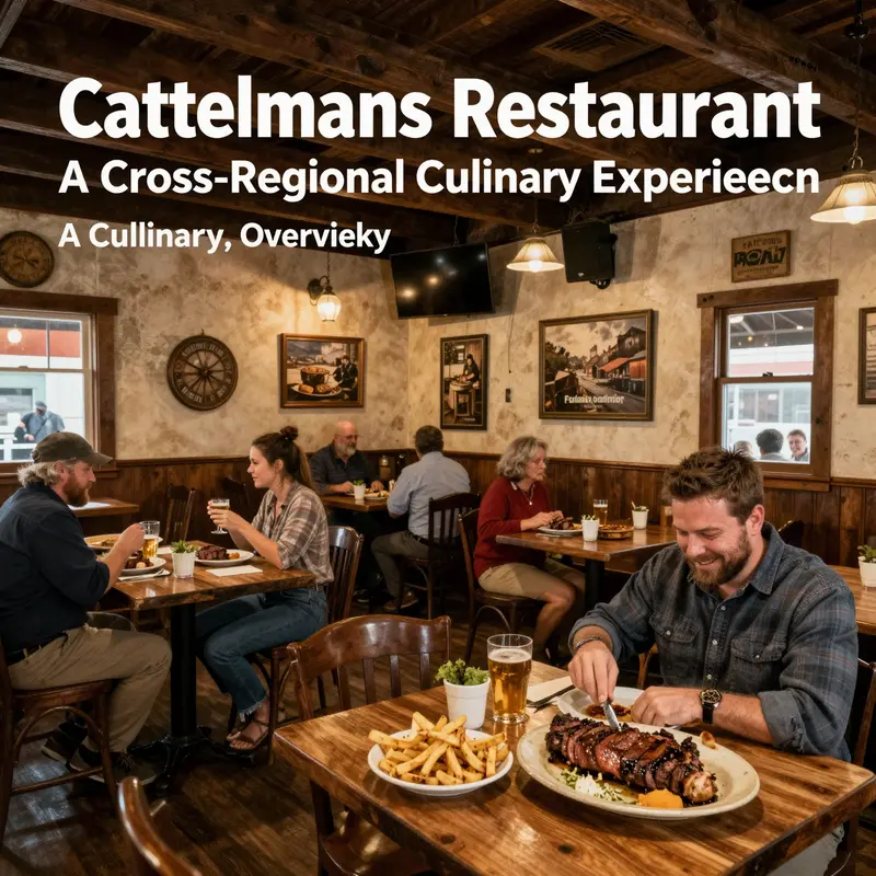 The cozy and inviting interior of Cattlemans Roadhouse in Frankfort, Kentucky.