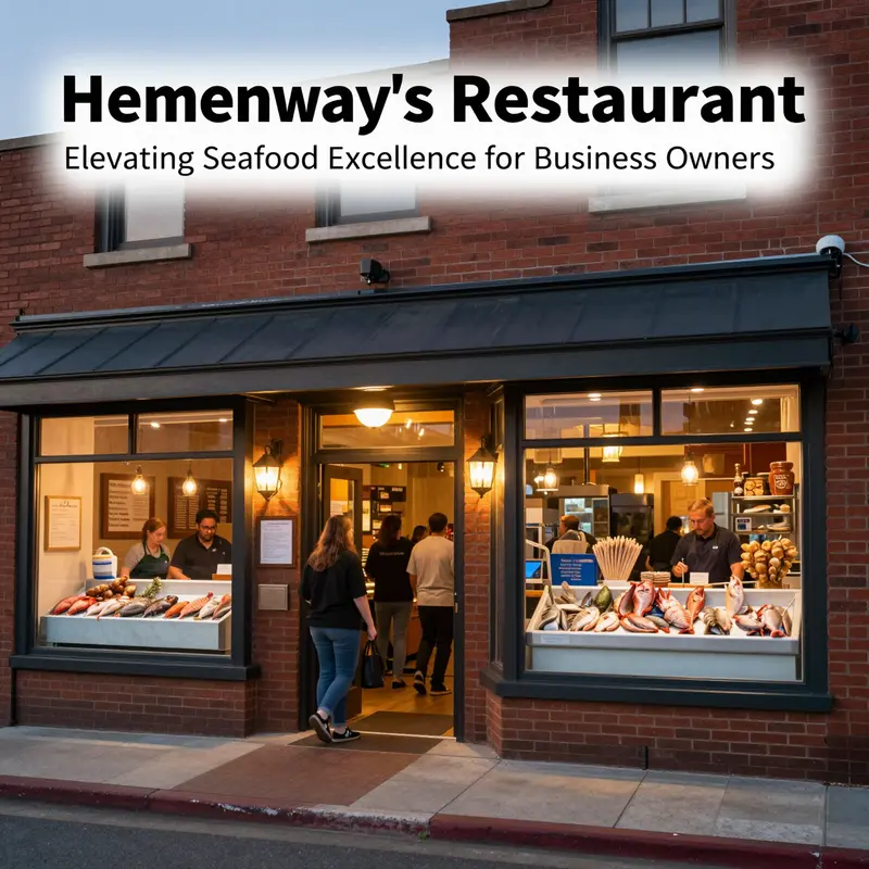 The exterior of Hemenway’s Restaurant, illustrating its established presence as a seafood destination in Providence.