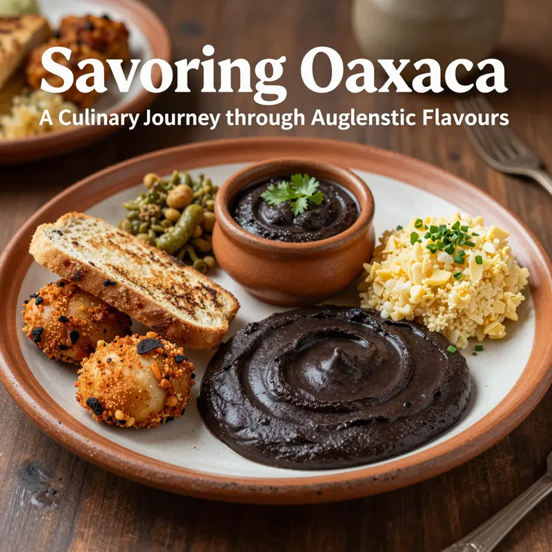 La Olla’s exquisite mole negro, a testament to the rich culinary tradition of Oaxaca.