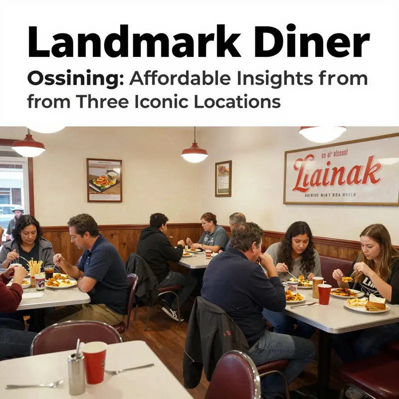 Interior of Landmark Diner in Atlanta showcasing its classic American café-style ambiance and lunchtime service.