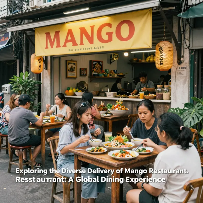 An exquisite presentation of fusion dishes representing the culinary harmony at Mango Restaurant, Greenock.