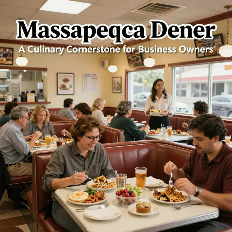 The inviting and lively atmosphere inside Massapequa Diner, where patrons enjoy their meals.