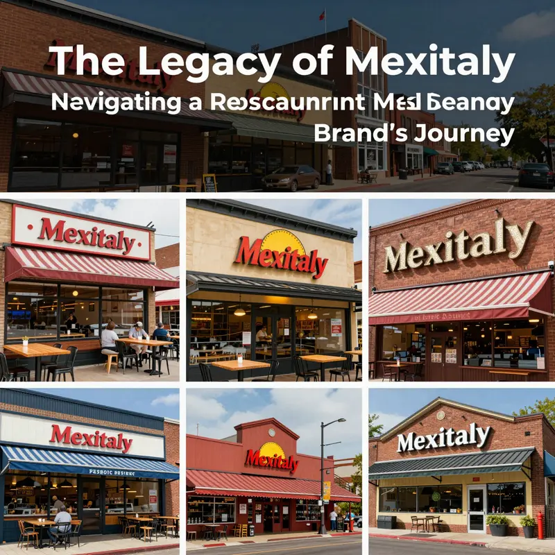 The inviting exterior of Mexitaly Restaurant, showcasing its vibrant brand identity.