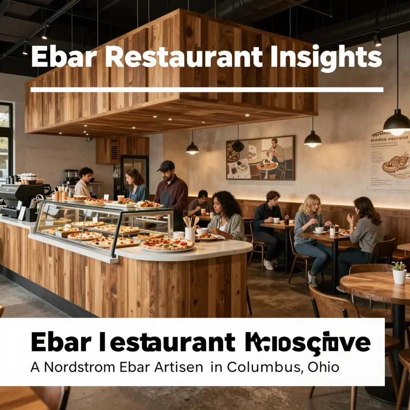 Interior view of Nordstrom Ebar Artisan Coffee showcasing its cozy atmosphere and American cuisine offerings.