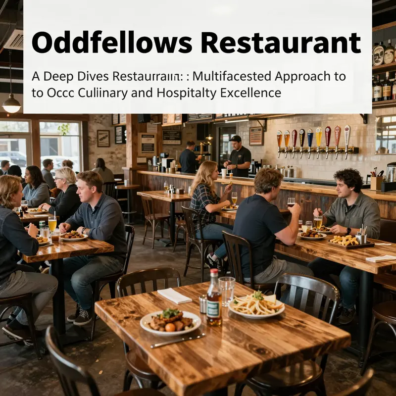 Interior view of Odd Fellows Brewing showcasing its vibrant tavern setting and craft brewery ambiance.