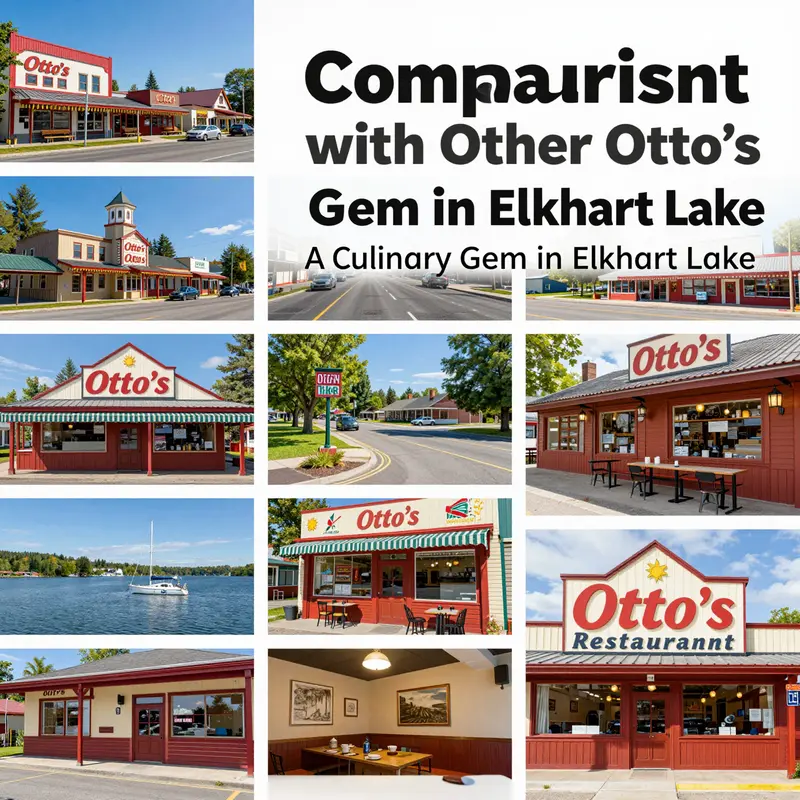 A welcoming view of Otto’s Restaurant, highlighting its tranquil Elkhart Lake setting.