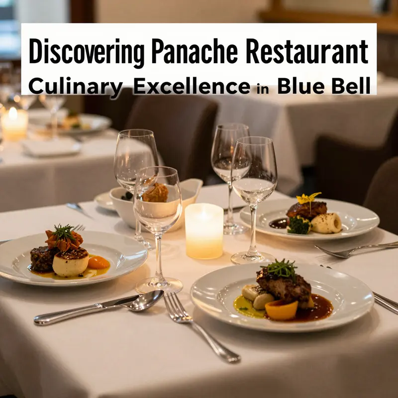 A glimpse of the elegant dining experience at Panache Restaurant, setting the stage for memorable meals.