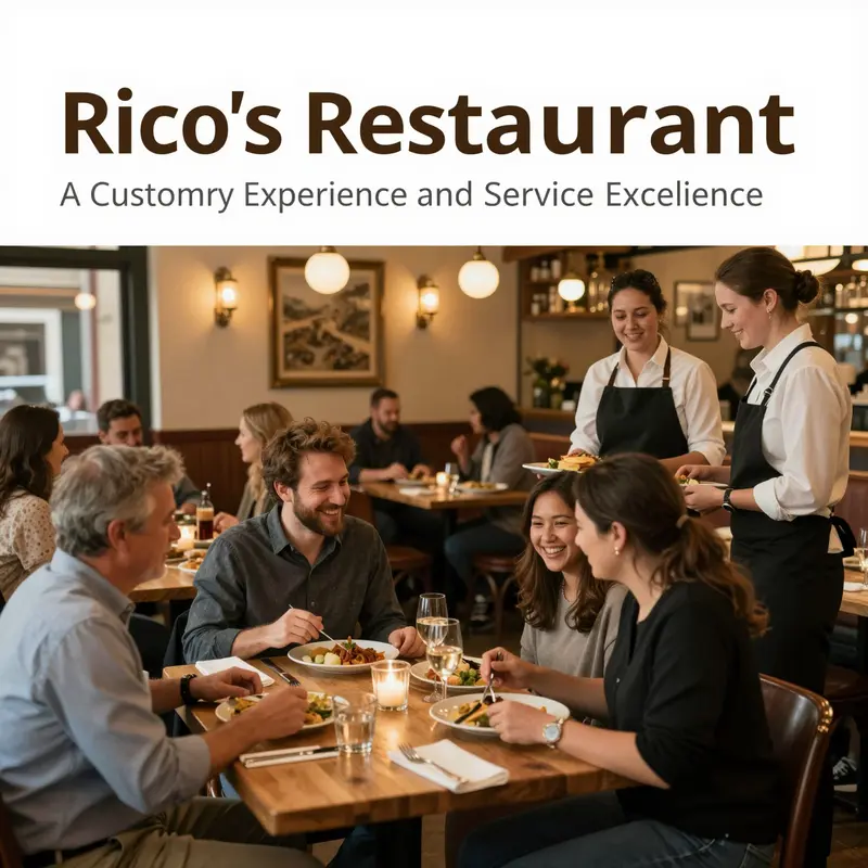 The heart of Rico’s Restaurant, where culinary excellence and authentic flavors come to life.