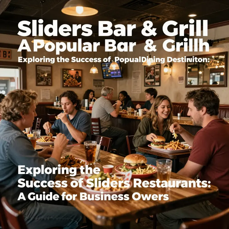 The vibrant exterior of Sliders Restaurant in West Hollywood, a popular destination for food lovers.