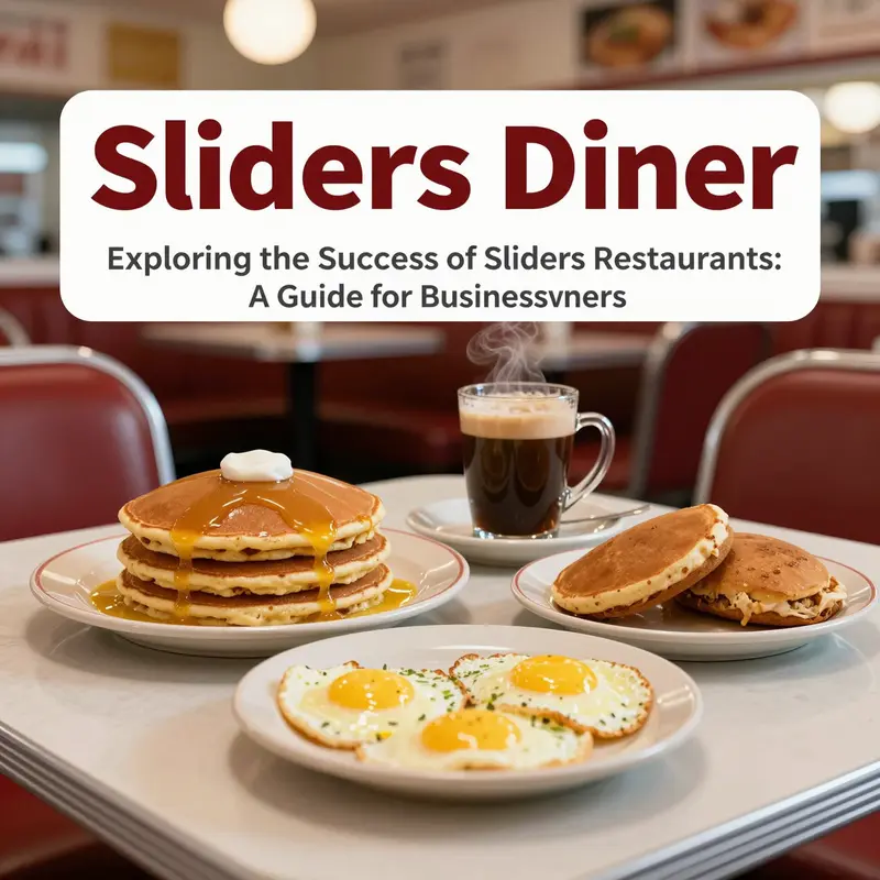 The vibrant exterior of Sliders Restaurant in West Hollywood, a popular destination for food lovers.