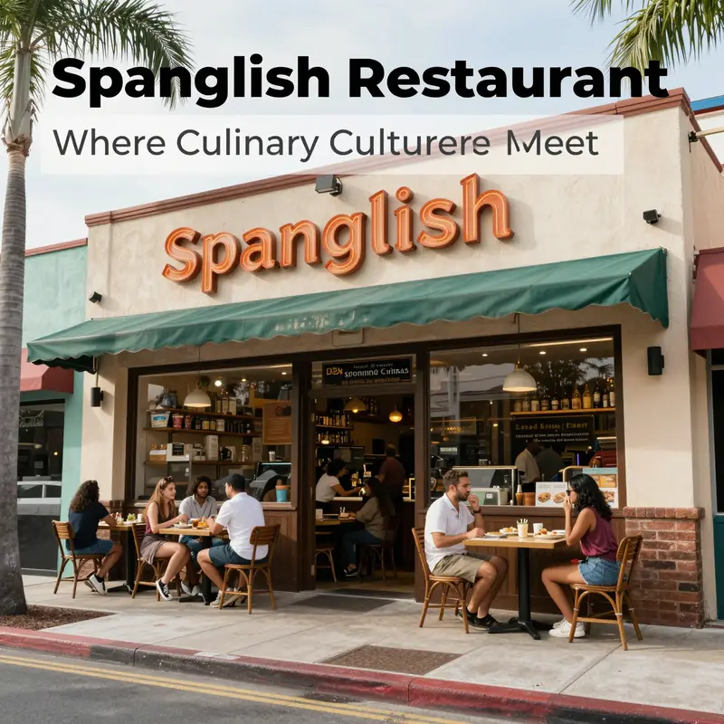 Chefs skillfully blending traditional and modern culinary techniques in Spanglish Restaurant.
