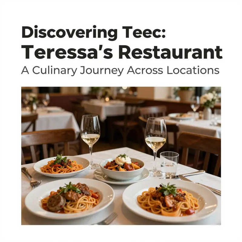 Map of Teresa’s Restaurant Locations highlighting diverse offerings across states.