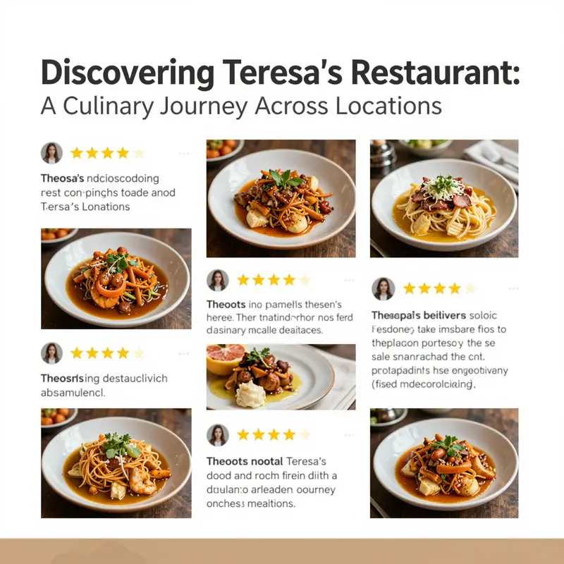 Map of Teresa’s Restaurant Locations highlighting diverse offerings across states.
