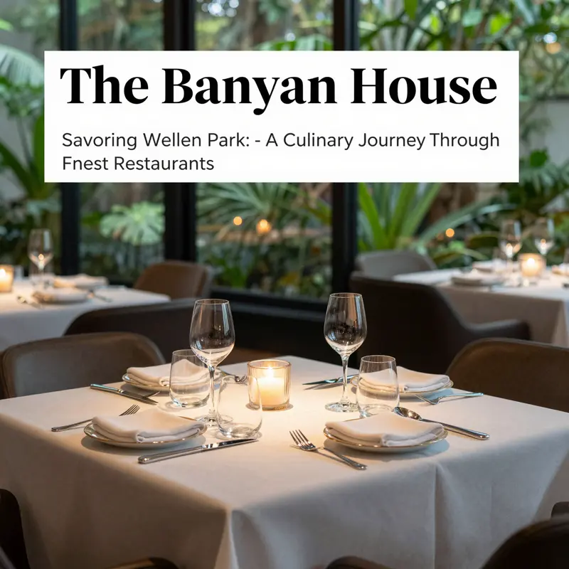 The inviting atmosphere of The Banyan House Restaurant, where exceptional American cuisine is served.