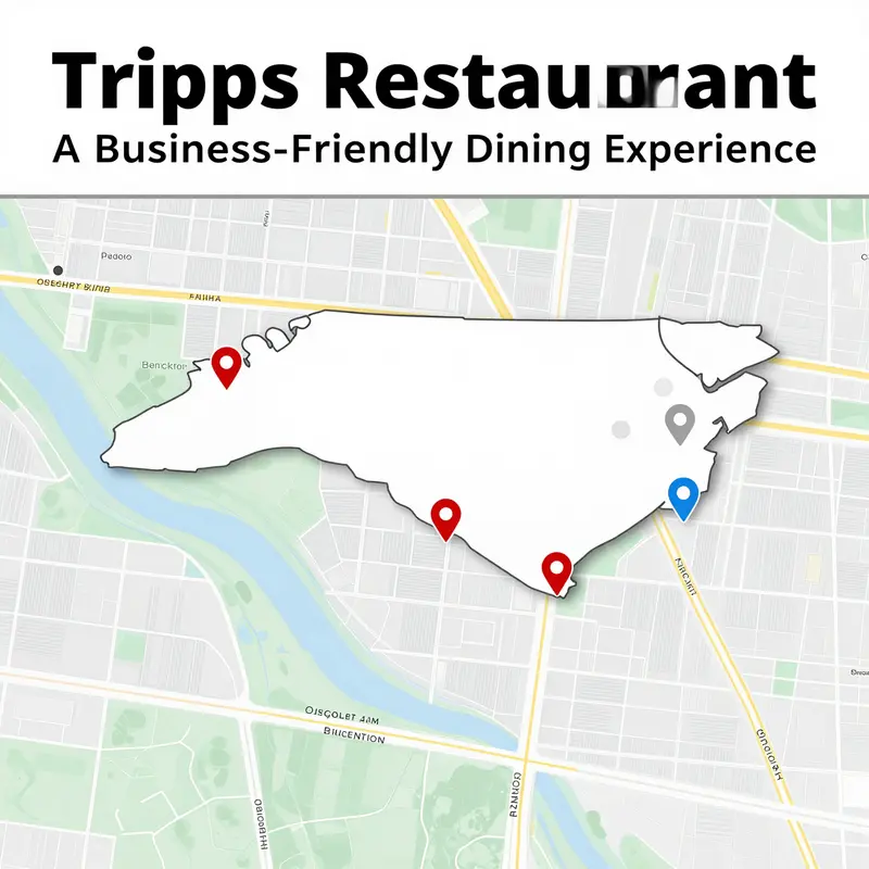 The charming exterior of Tripps Restaurant attracts visitors with its inviting ambiance.