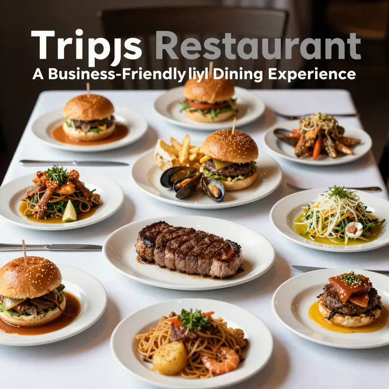 The charming exterior of Tripps Restaurant attracts visitors with its inviting ambiance.