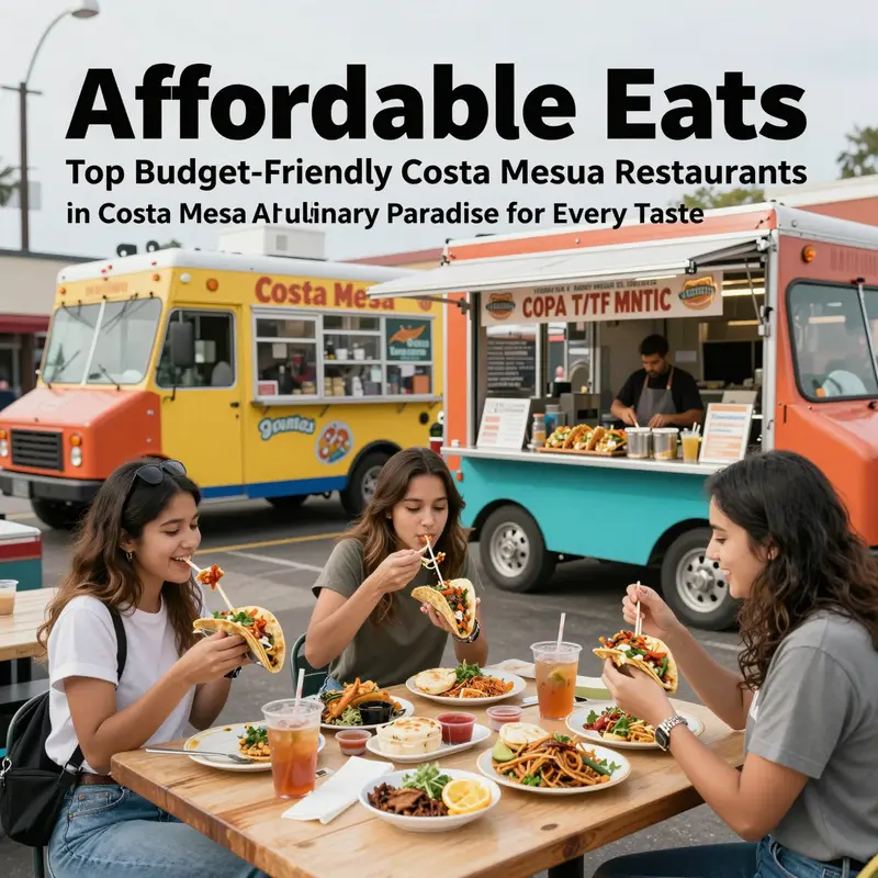 An upscale dining experience highlighting the exquisite offerings available in Costa Mesa’s high-end restaurants.