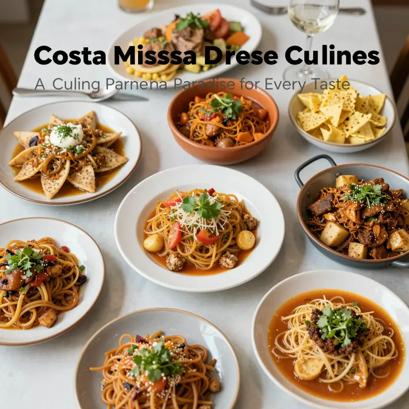 An upscale dining experience highlighting the exquisite offerings available in Costa Mesa’s high-end restaurants.