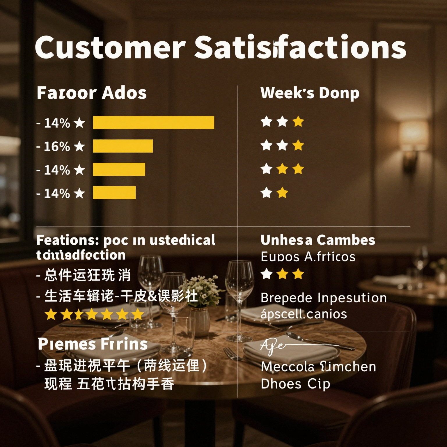 Customer satisfaction statistics