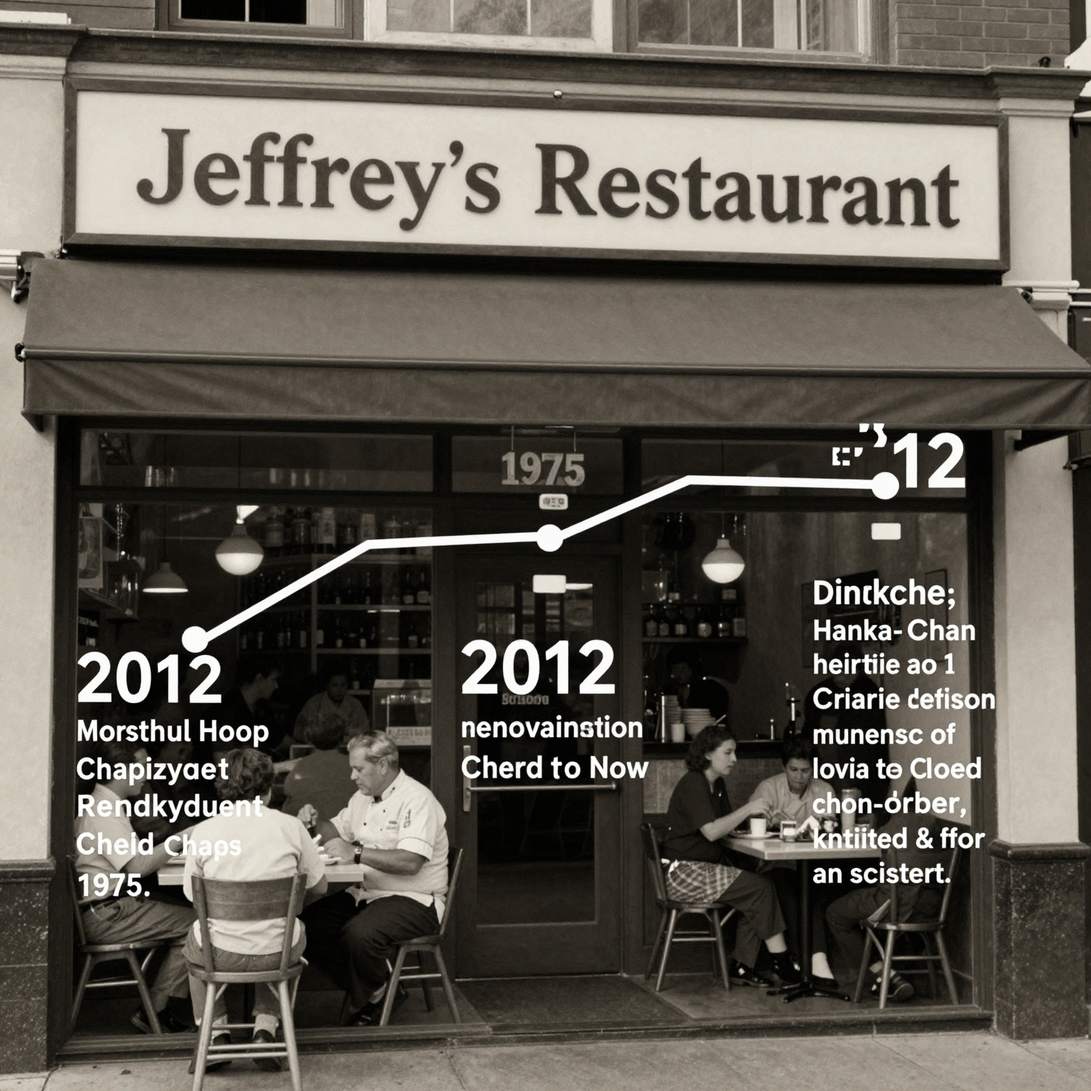 A historical timeline of Jeffrey's Restaurant