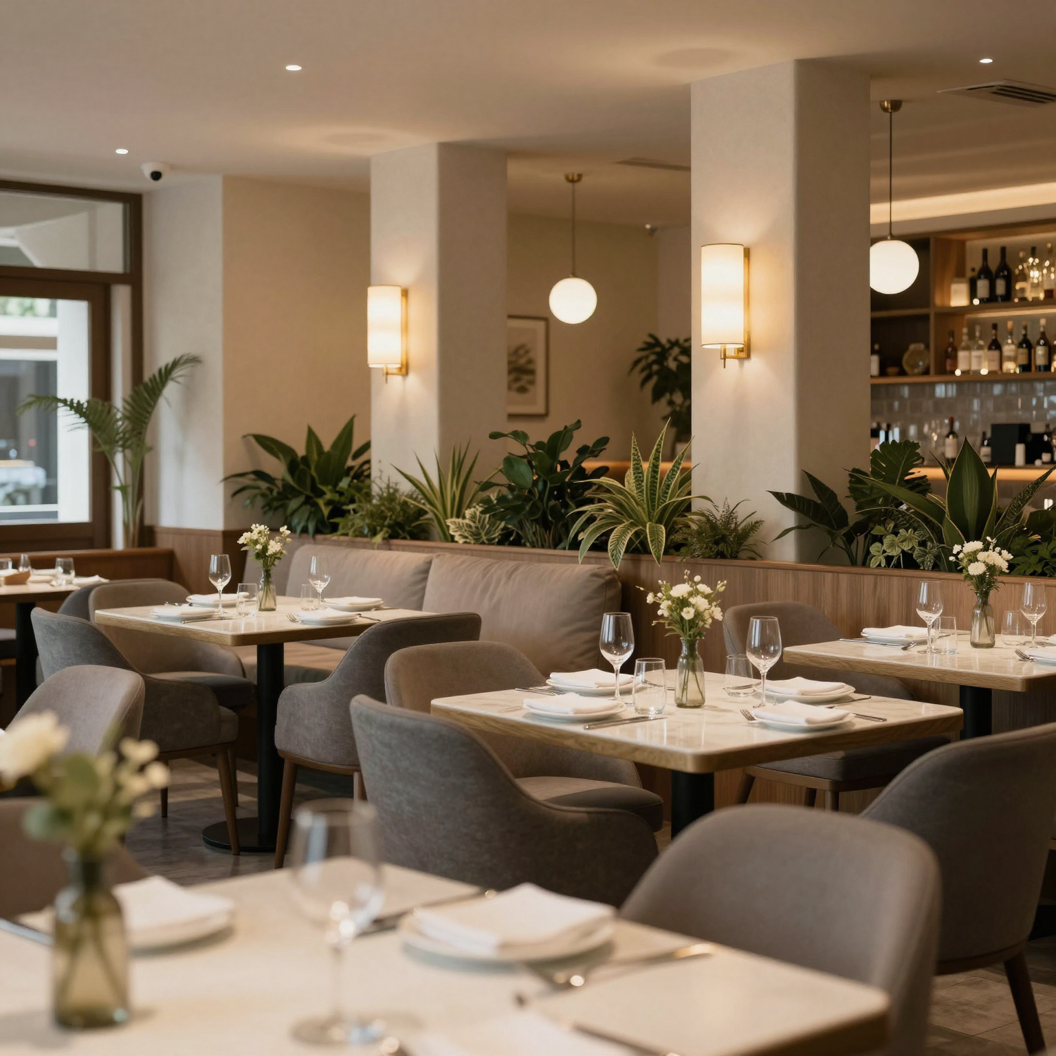 Ambiance of Romano's Restaurant