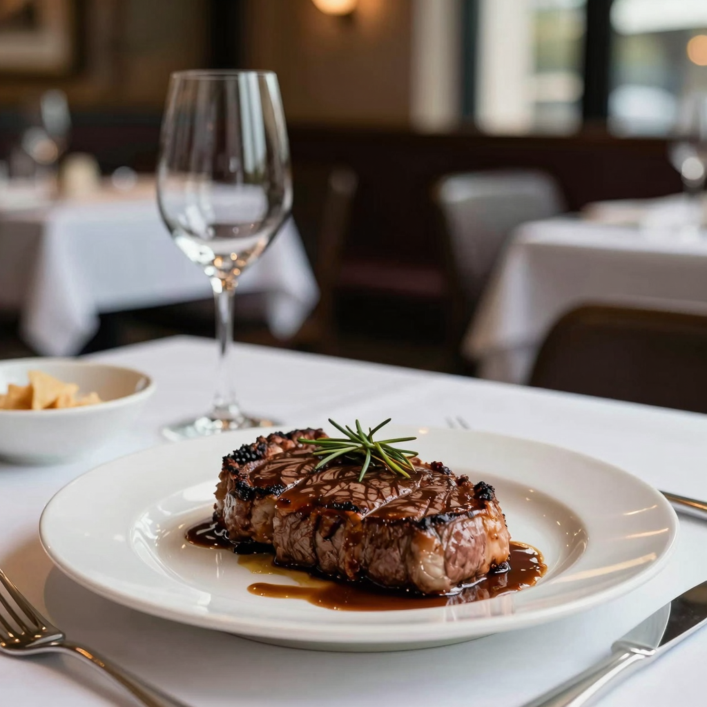 Elegant Steak Dining