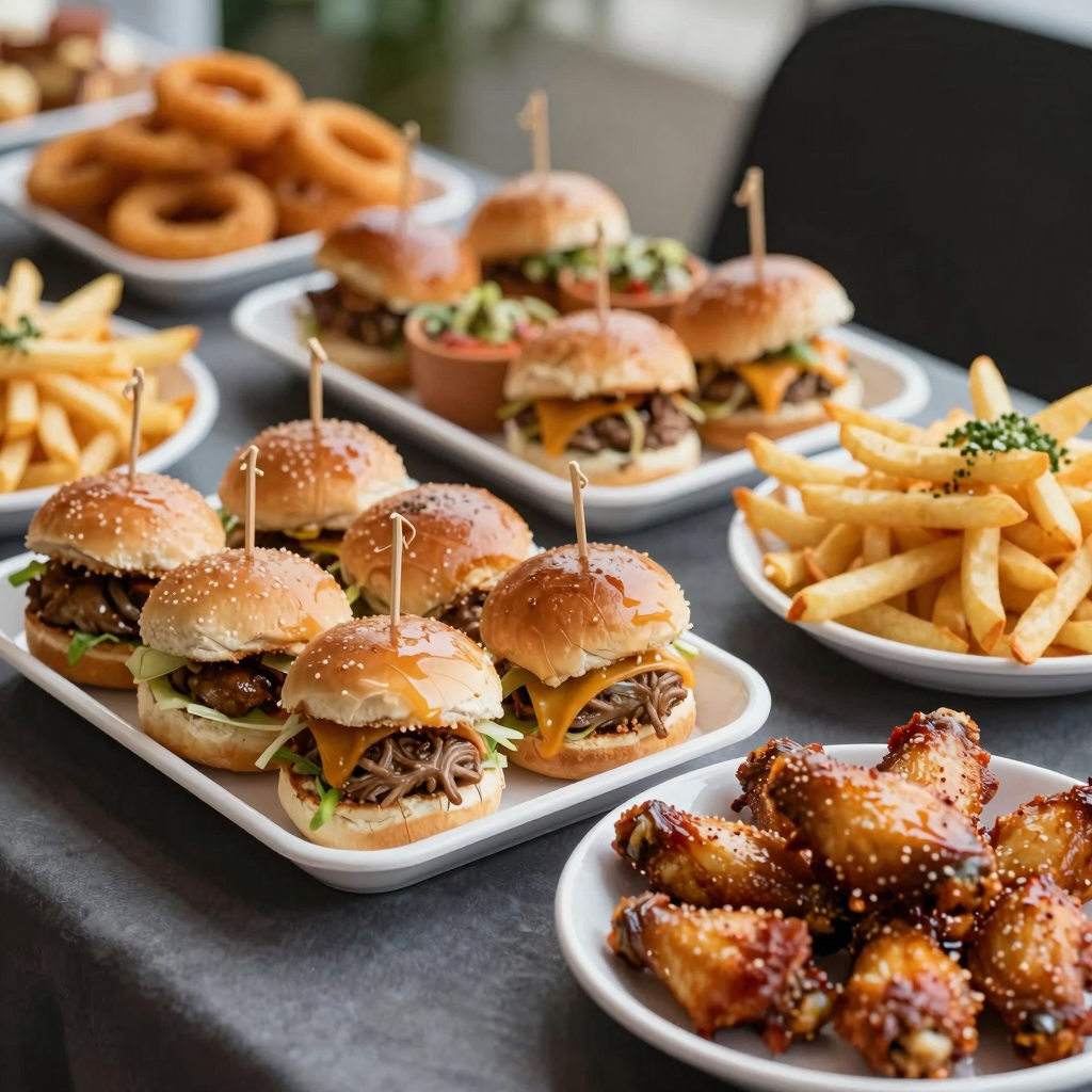 Delicious catering menu highlights from Cabins Bar & Grill