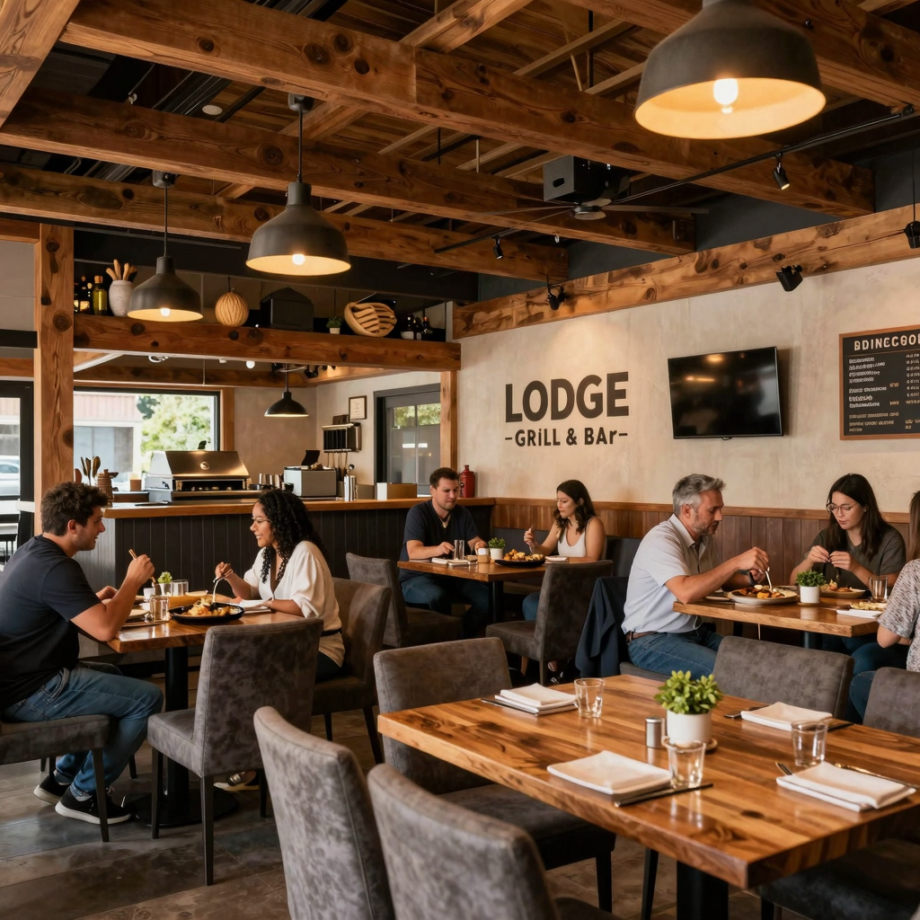 Ambiance of Lodge Grill & Bar