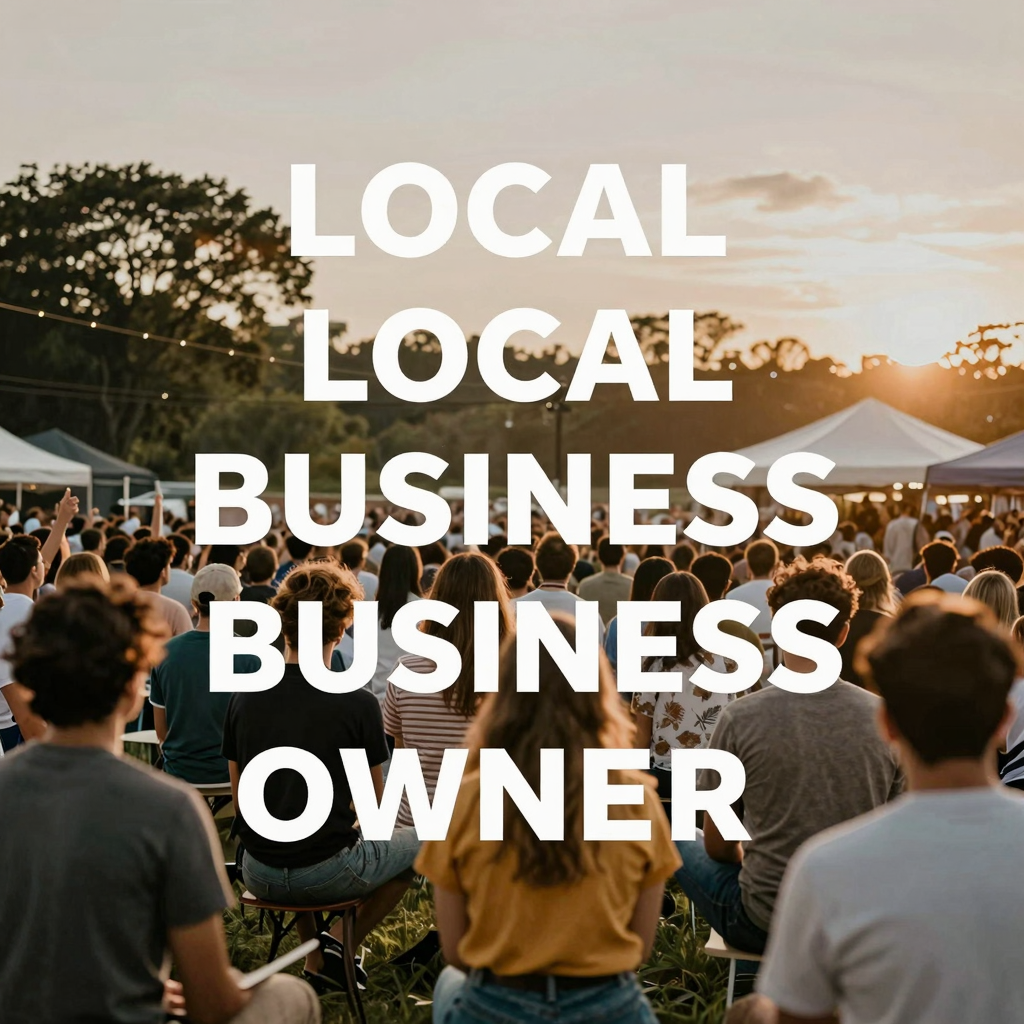 Motivational graphic for local business owners