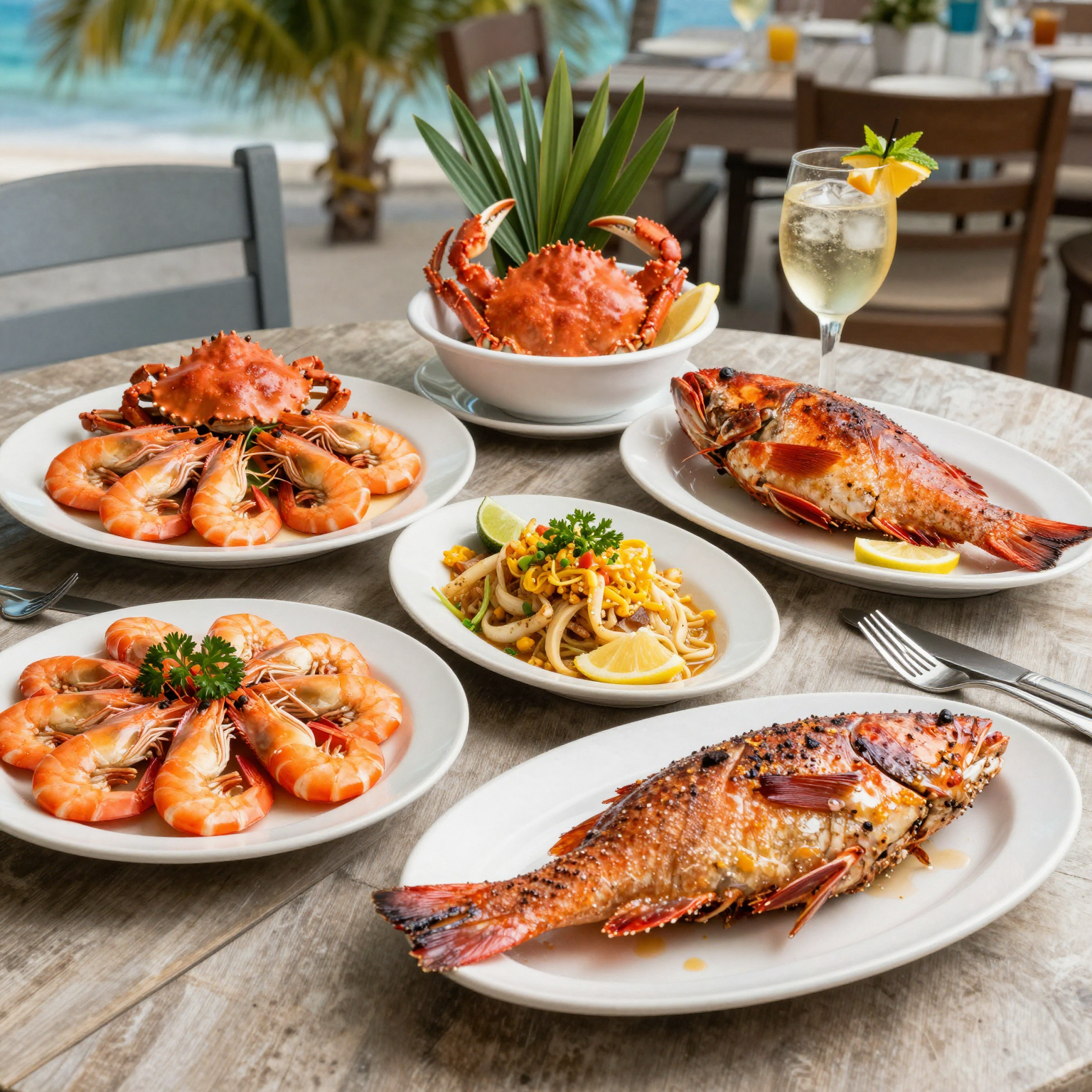 Dining Scene in Pass-A-Grille