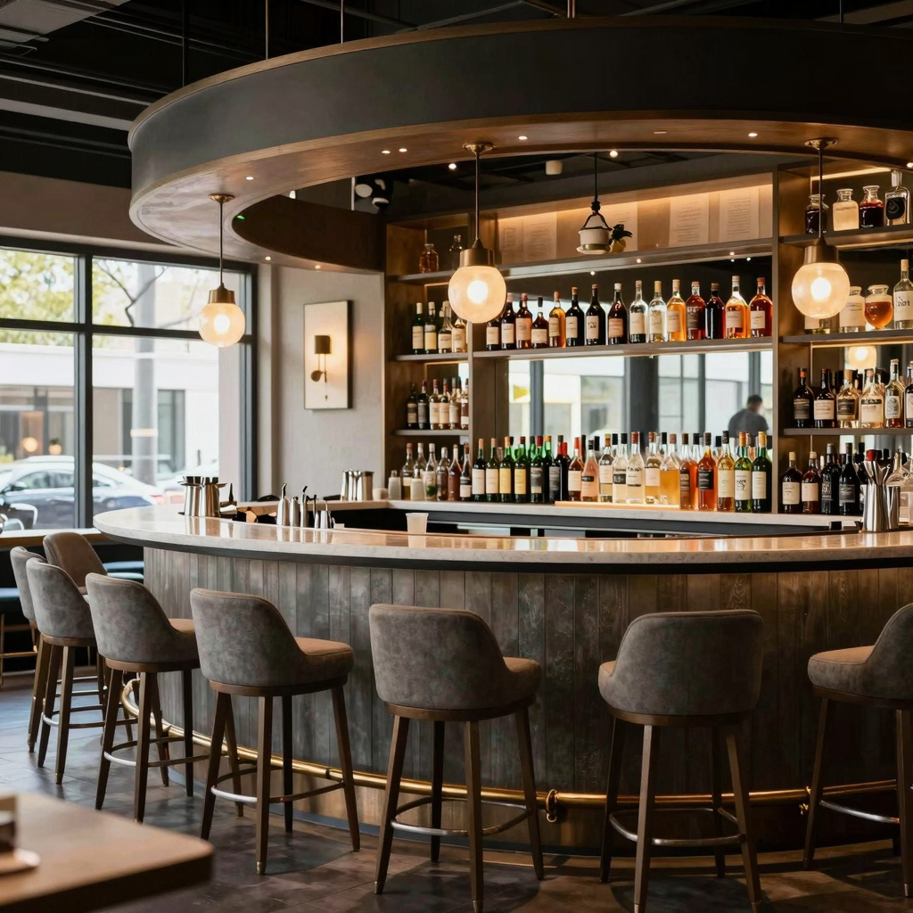 Bar Section of The City Grill & Bar