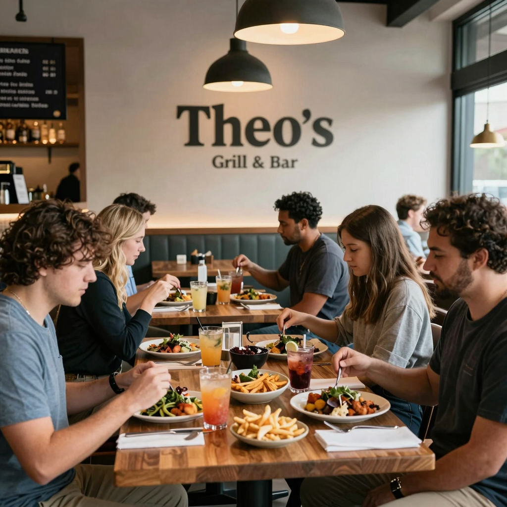 Inviting Atmosphere at Theo's Grill & Bar