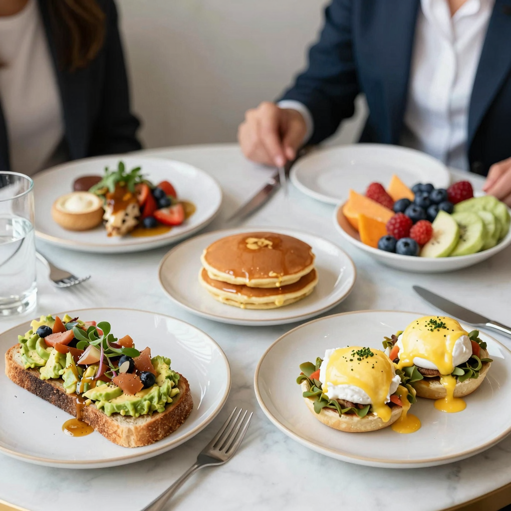 Brunch Spread at Walnut Grill