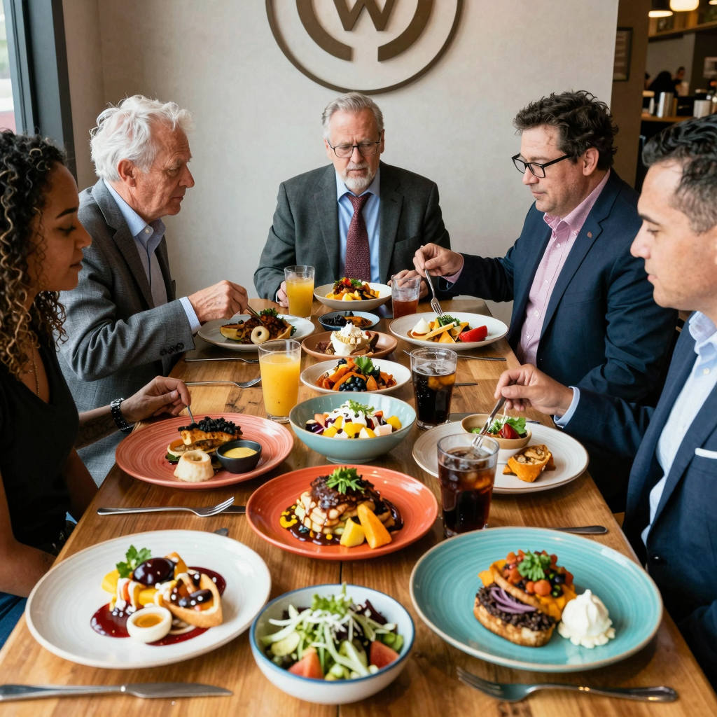 Walnut Grill Brunch Setting