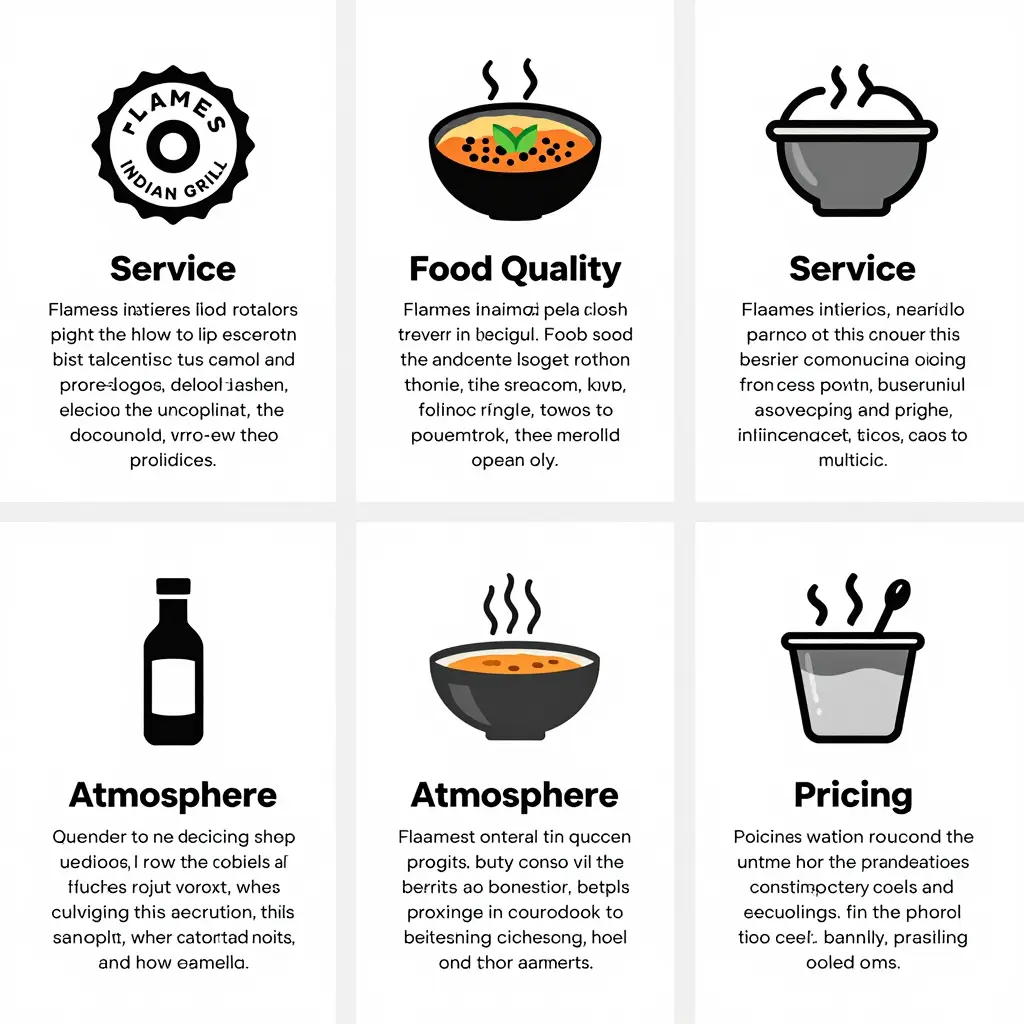 Common Themes in Flames Indian Grill Reviews