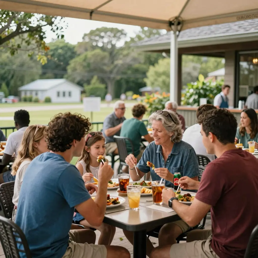 Grotto Grill Outdoor Dining