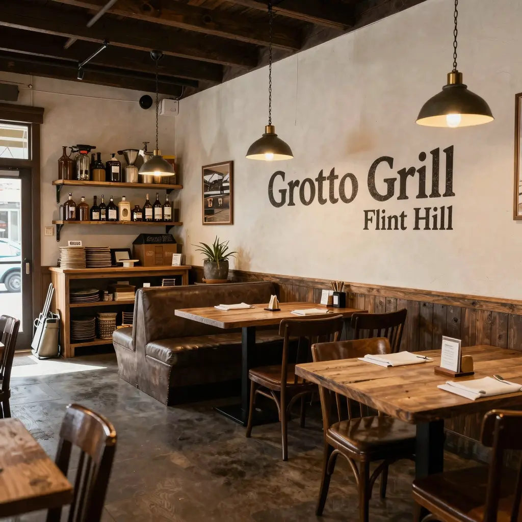 Grotto Grill Interior