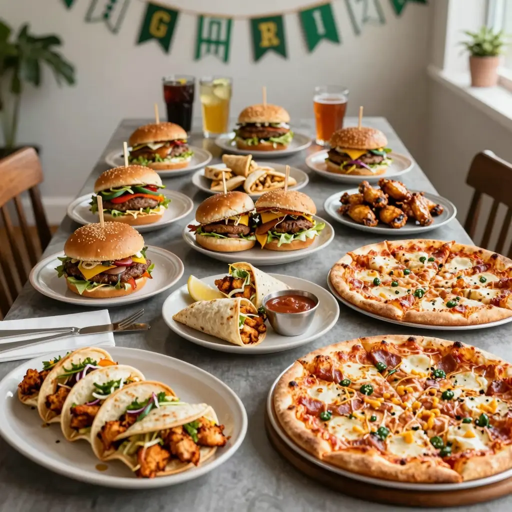 Delicious gameday menu items